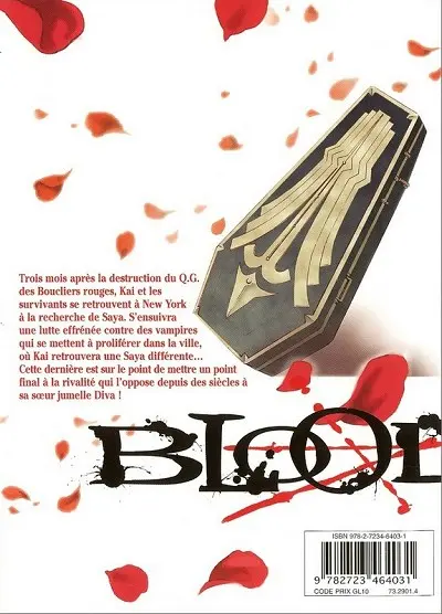 Verso de l'album Blood+ 05