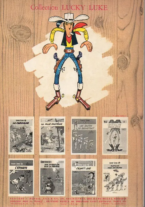 Verso de l'album Lucky Luke Tome 31 Tortillas pour les Dalton