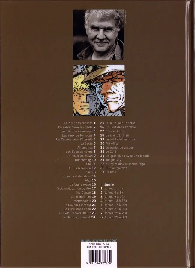 Verso de l'album Jeremiah Tome 37 La bête