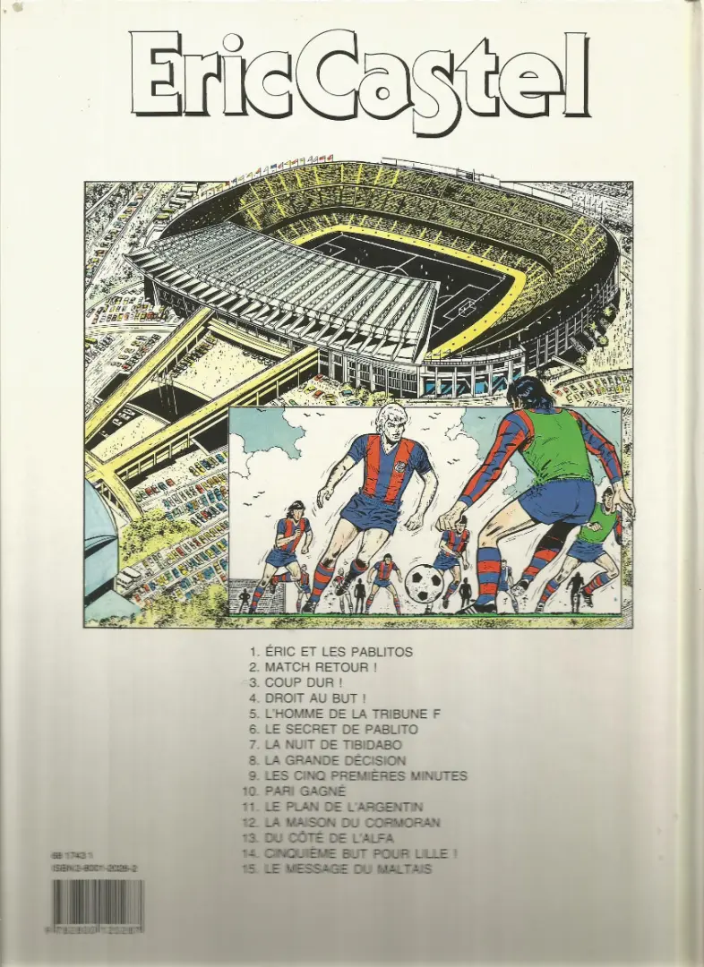Verso de l'album Eric Castel Tome 8 La grande décision