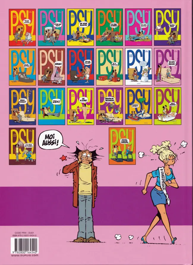 Verso de l'album Les Psy Tome 12 Je suis moche !
