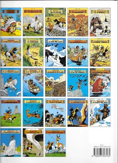 Verso de l'album Yakari Tome 16 Le premier galop