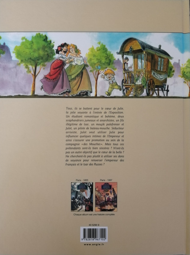 Verso de l'album La Fille de l'exposition universelle Tome 2 Paris 1867