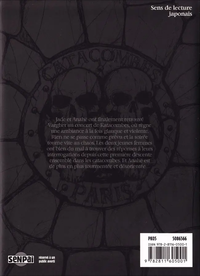 Verso de l'album Catacombes Vol. 3