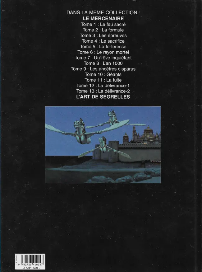 Verso de l'album Le Mercenaire Tome 12 La délivrance - 1