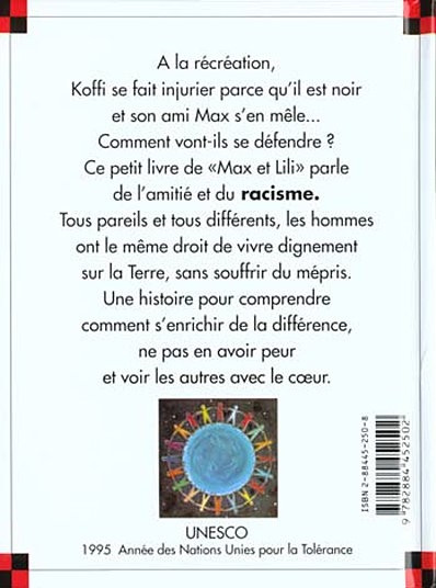 Verso de l'album Ainsi va la vie Tome 24 Max et Koffi sont copains