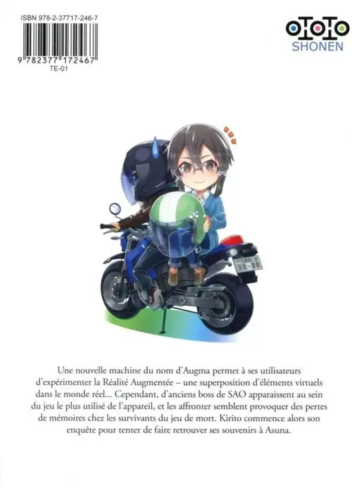 Verso de l'album Sword art online - Ordinal Scale 003