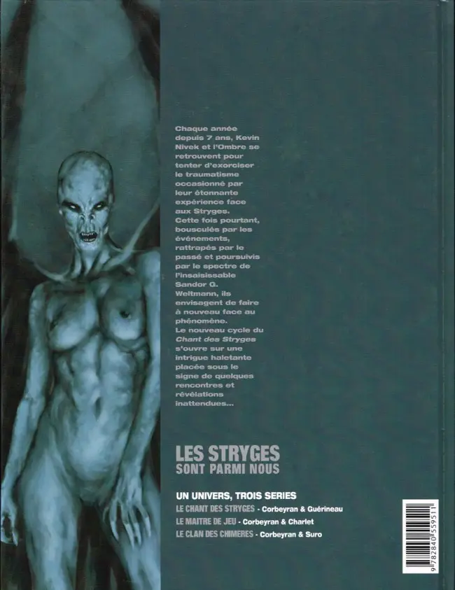 Verso de l'album Le Chant des Stryges Tome 7 Rencontres