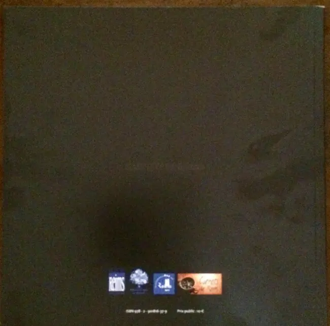Verso de l'album Carnets de Reims