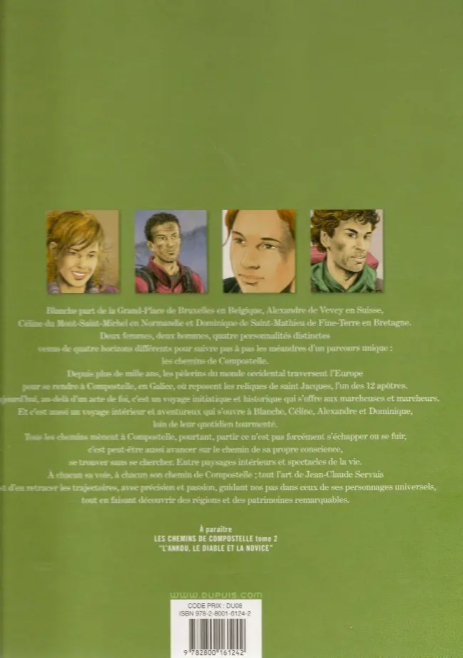 Verso de l'album Les Chemins de Compostelle Tome 1 Petite Licorne