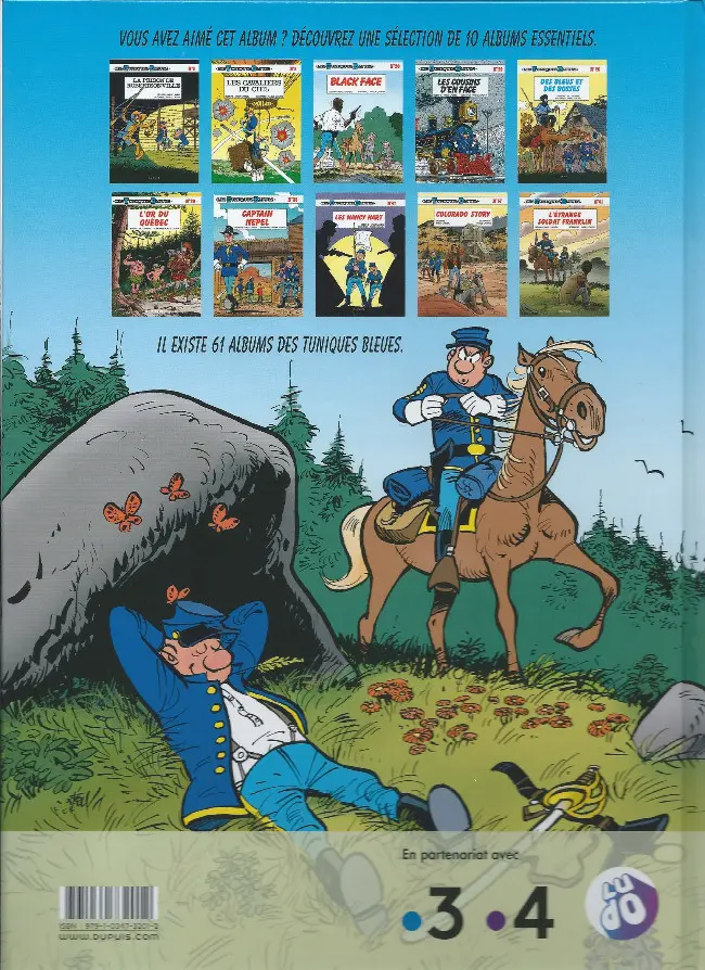Verso de l'album Les Tuniques Bleues Tome 27 Bull Run