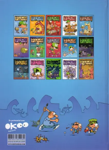 Verso de l'album Kid Paddle Tome 5 Alien chantilly