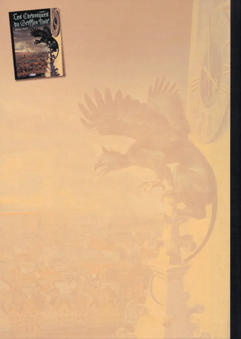 Verso de l'album Les chroniques du Griffon noir Intégrale 1