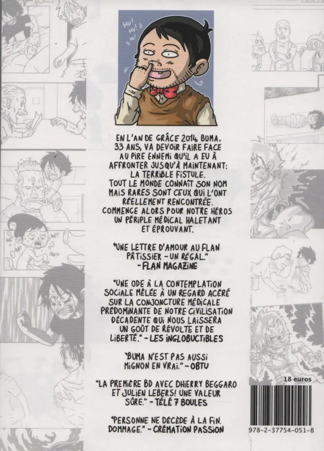 Verso de l'album La Fistule A Buma True Story