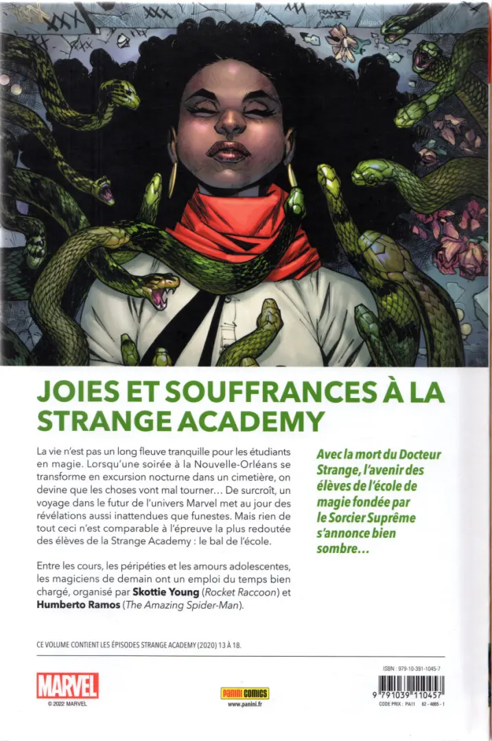 Verso de l'album Strange Academy 3 La magie des vœux