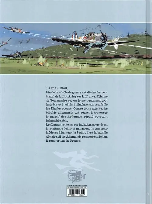 Verso de l'album Ciel de guerre Tome 1 Les Diables rouges