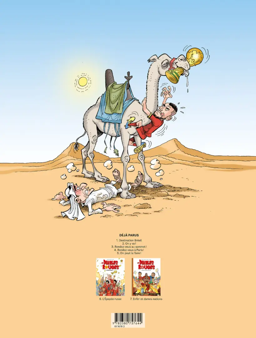 Verso de l'album Les Diables rouges Tome 8 Mieux vaut Qatar que jamais !