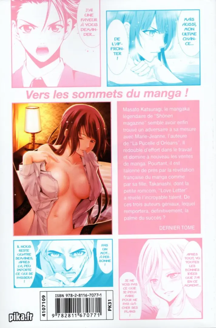 Verso de l'album Hitman - Les coulisses du manga 13