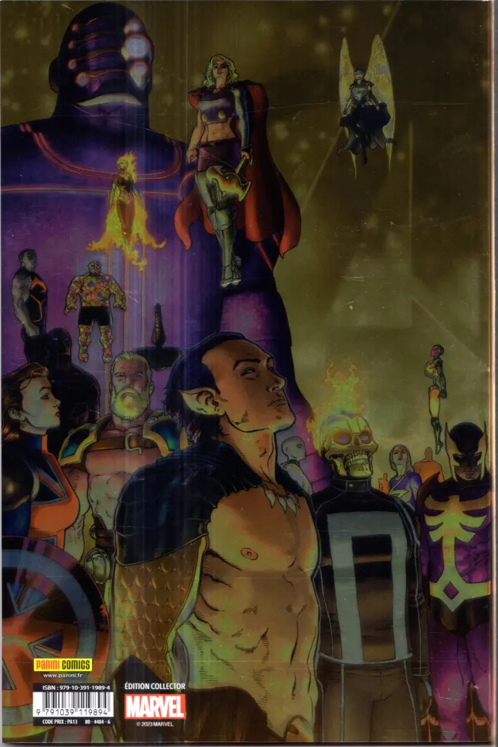 Verso de l'album Marvel Comics Tome 22