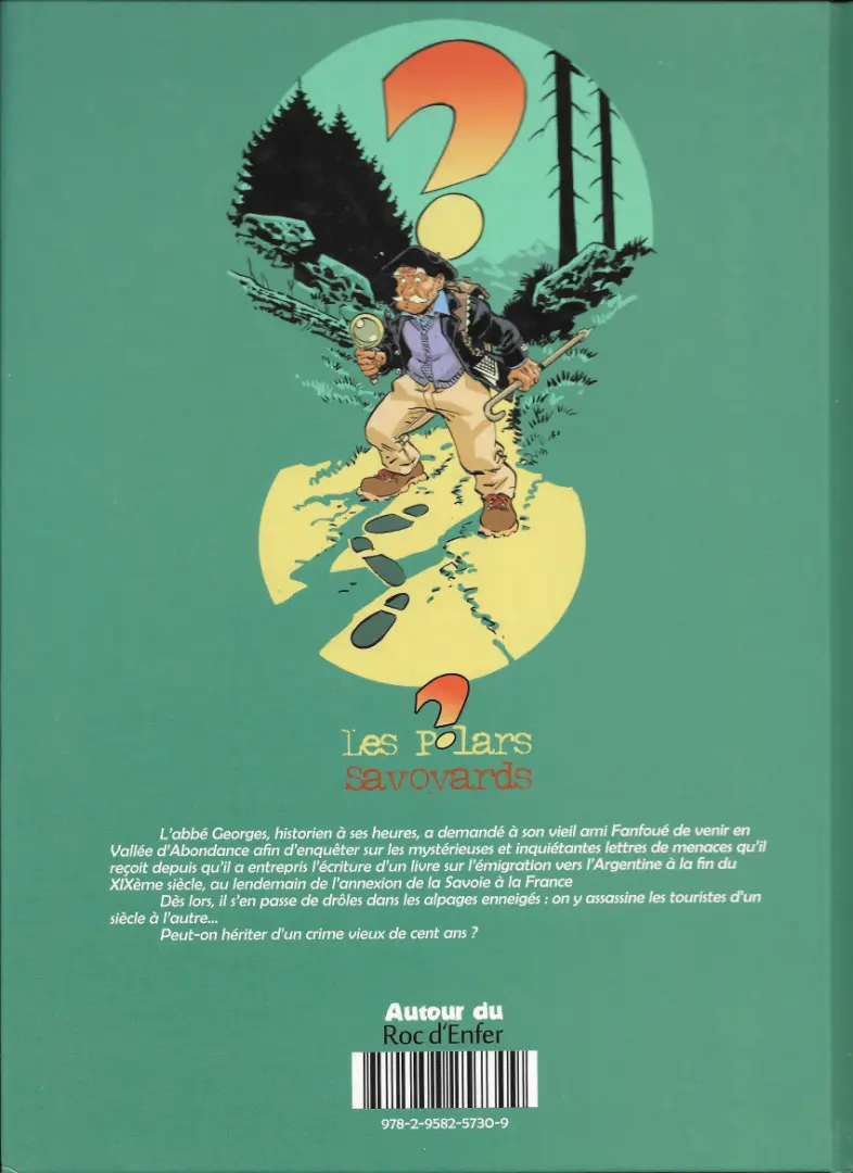 Verso de l'album Fanfoué des Pnottas Les polars savoyards Tome 3 Meurtres en abondance