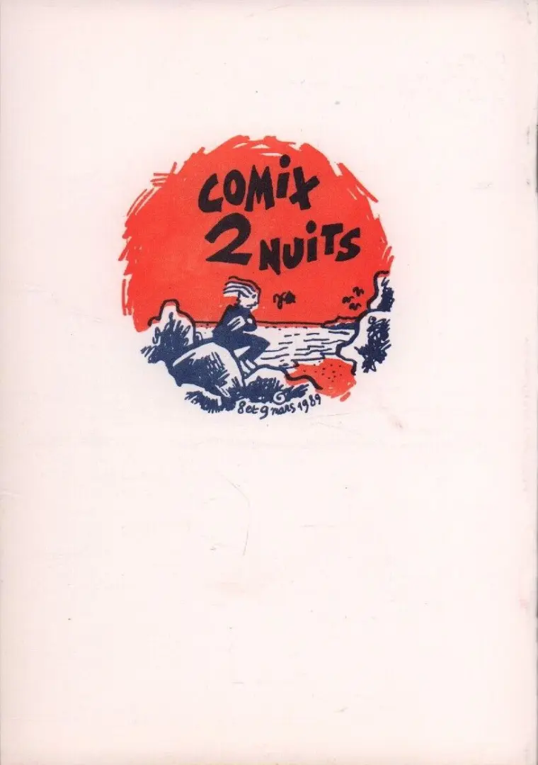 Verso de l'album Comix 2 jours - Comix 2 nuits