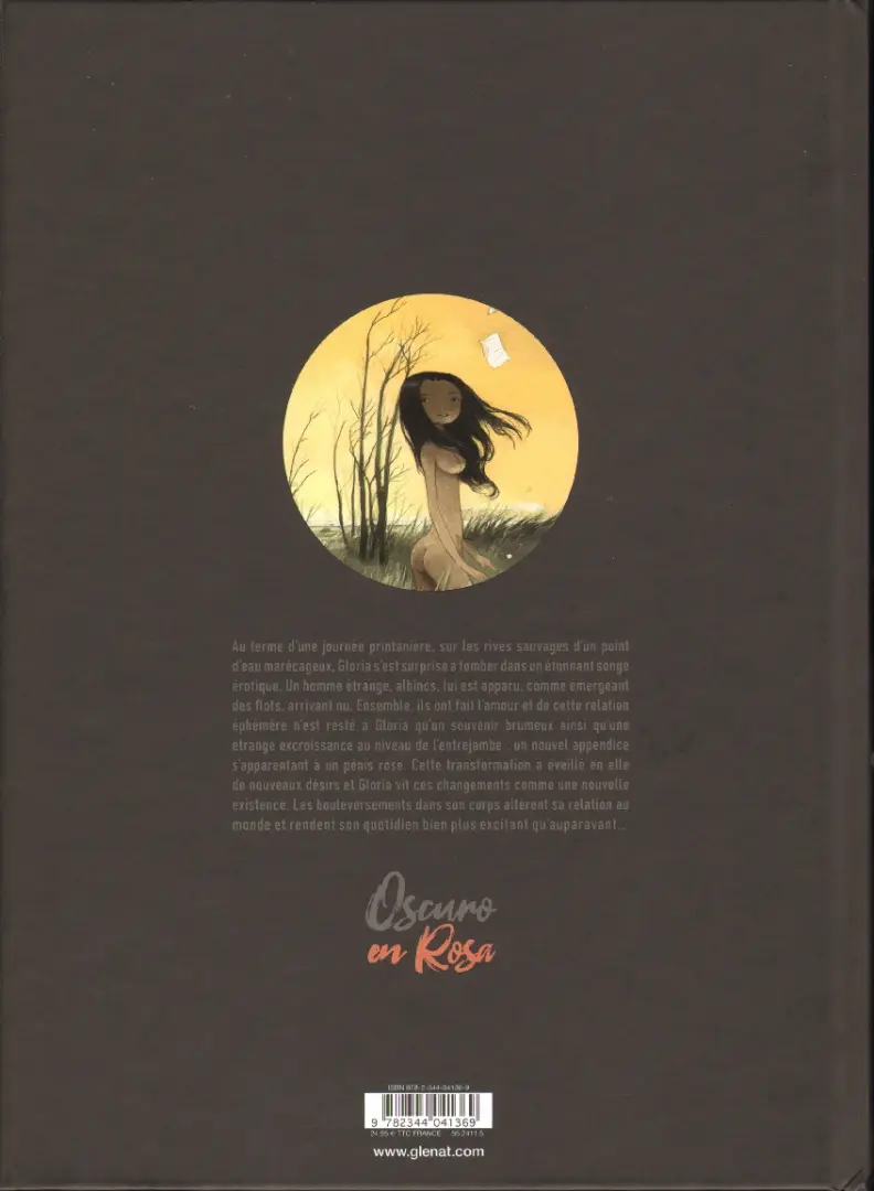Verso de l'album Oscuro en Rosa