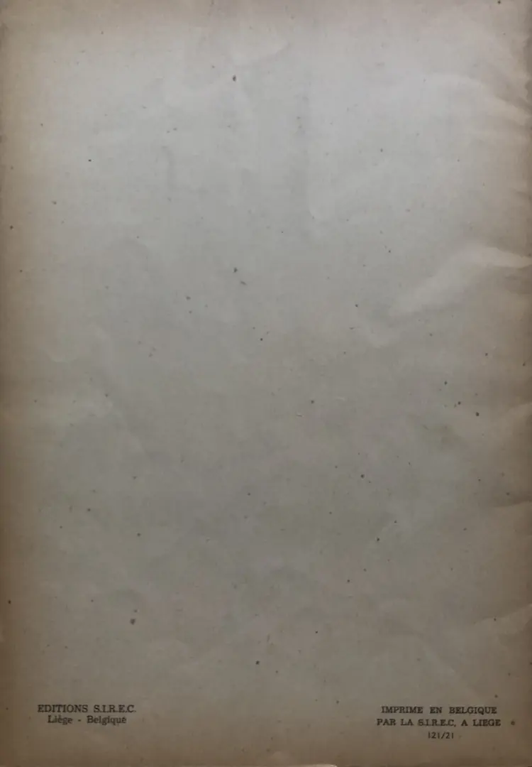 Verso de l'album Le club de l'Aventure
