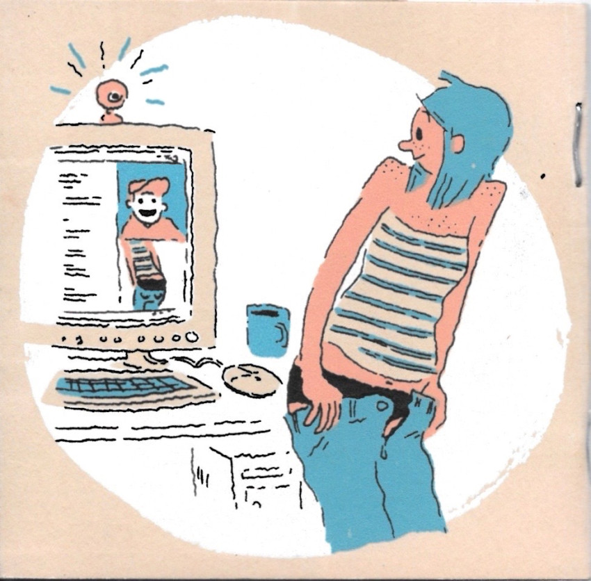 Verso de l'album Des adolescents