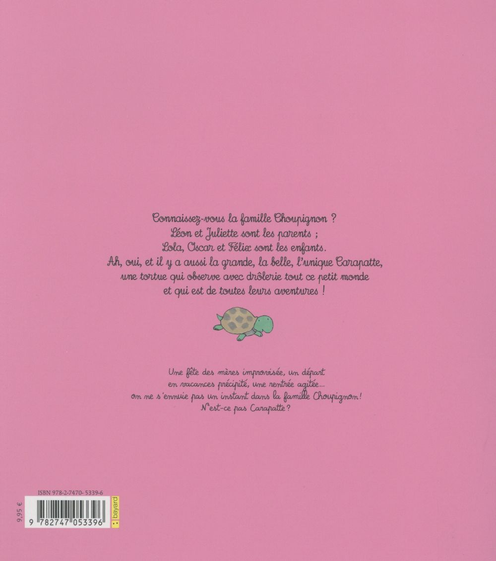Verso de l'album La Famille Choupignon Tome 2 Vive Maman !