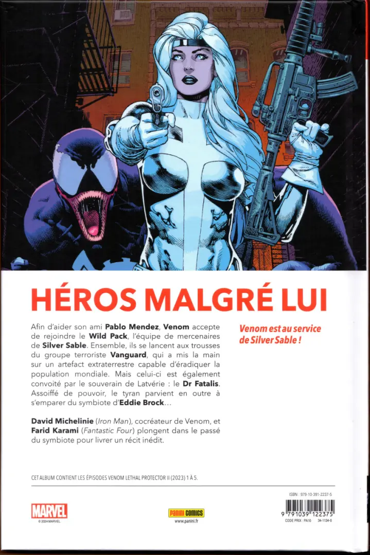 Verso de l'album Venom - Lethal protector 2 Fatale Liaison