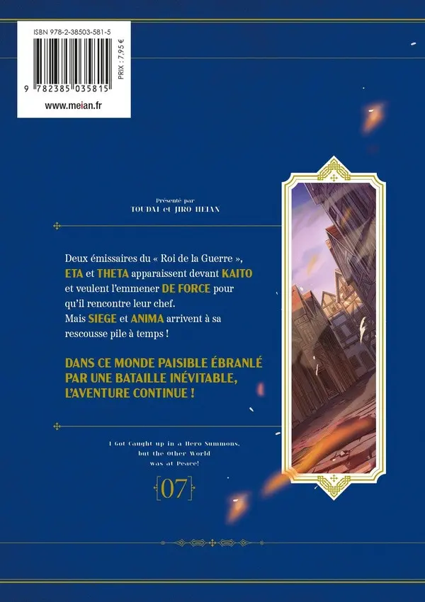 Verso de l'album I Got Caught Up In a Hero Summons 07