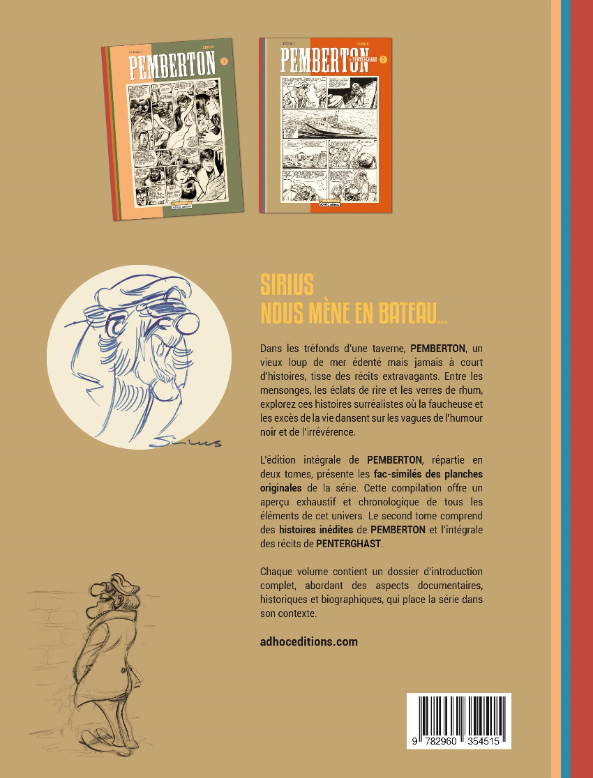 Verso de l'album Pemberton Tome 2 Intégrale