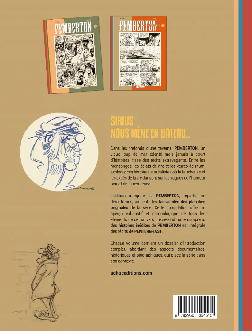 Verso de l'album Pemberton Tome 2 Intégrale