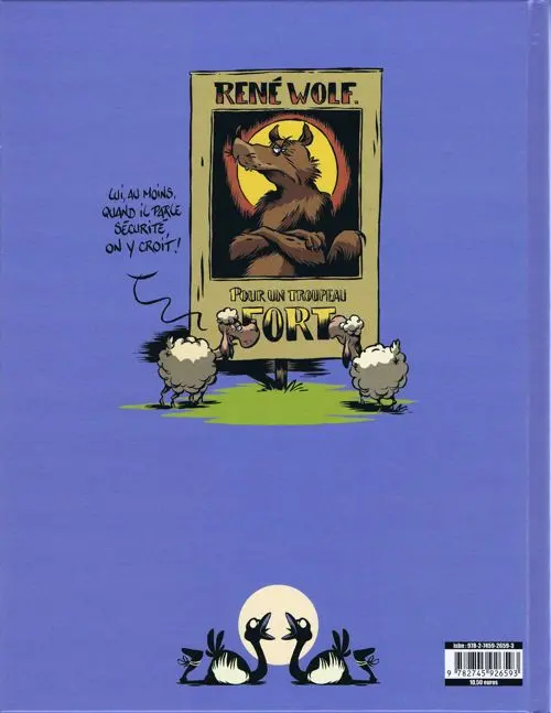 Verso de l'album Le Cri de l'autruche Tome 2 La harangue du mouton