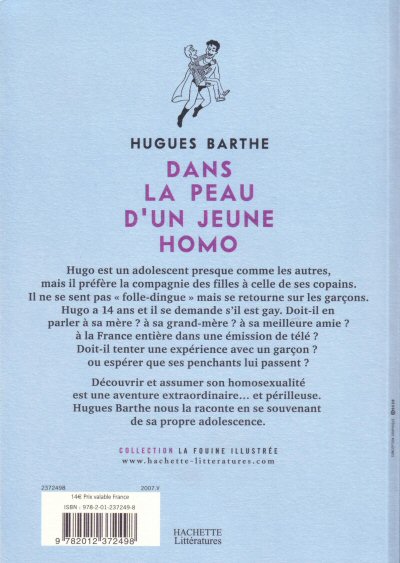 Verso de l'album Dans la peau d'un jeune homo