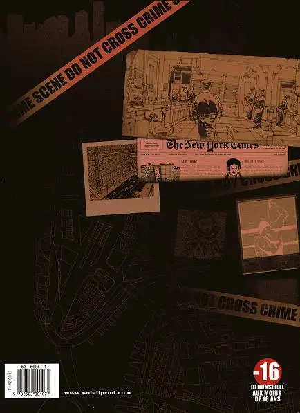 Verso de l'album Dolls Killer Tome 1