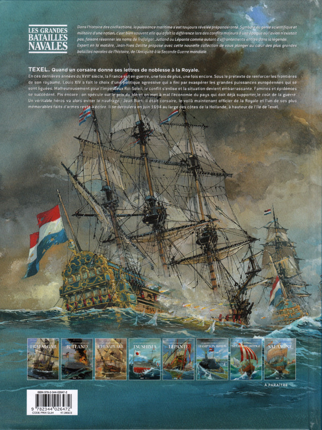 Verso de l'album Les grandes batailles navales Tome 8 Texel