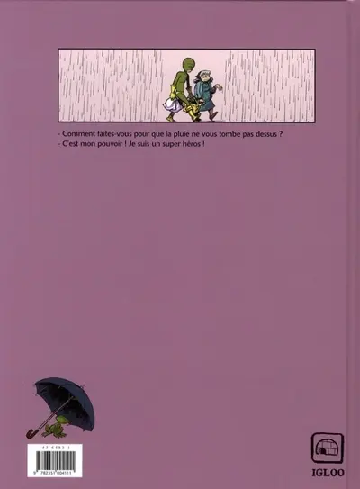 Verso de l'album Il fera beau demain Tome 1