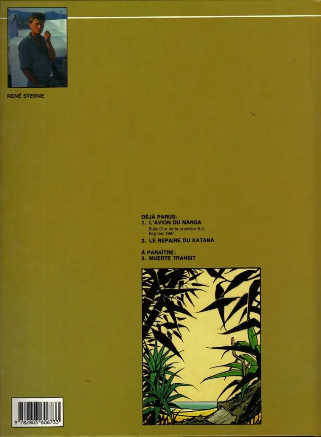 Verso de l'album Adler Tome 2 Le repaire du Katana