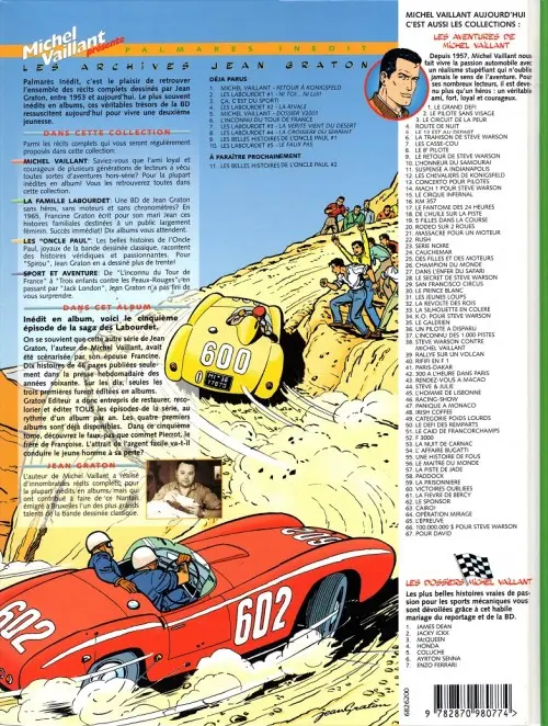 Verso de l'album Les Labourdet #5 Le faux pas