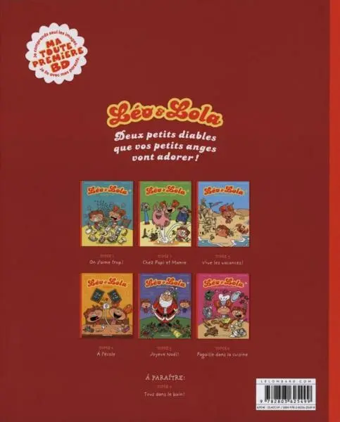 Verso de l'album Léo & Lola Tome 6 Pagaille dans la cuisine
