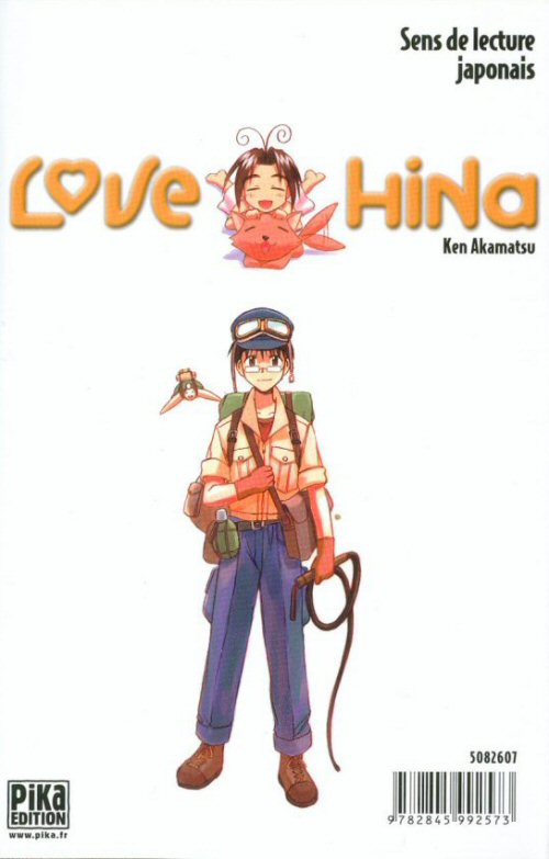 Verso de l'album Love Hina 10