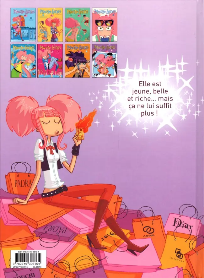 Verso de l'album Marie-Lune Tome 8 Plus moche la vie !