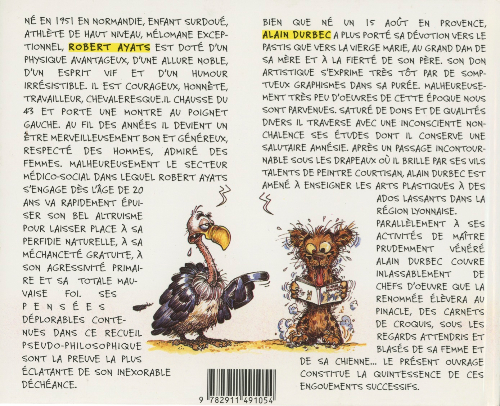 Verso de l'album Le Monde selon White & Spirit Tome 2 Philosophes du XXIème siècle