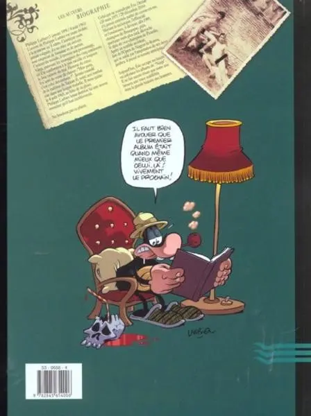 Verso de l'album Ninja Tome 2 L'album du siècle