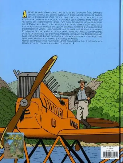 Verso de l'album Les Aventures de Paul Darnier Tome 2 Les morsures du désert
