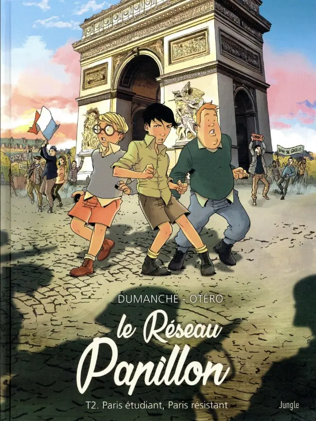 Couverture de l'album Le Réseau Papillon Tome 2 Paris étudiant, Paris résistant