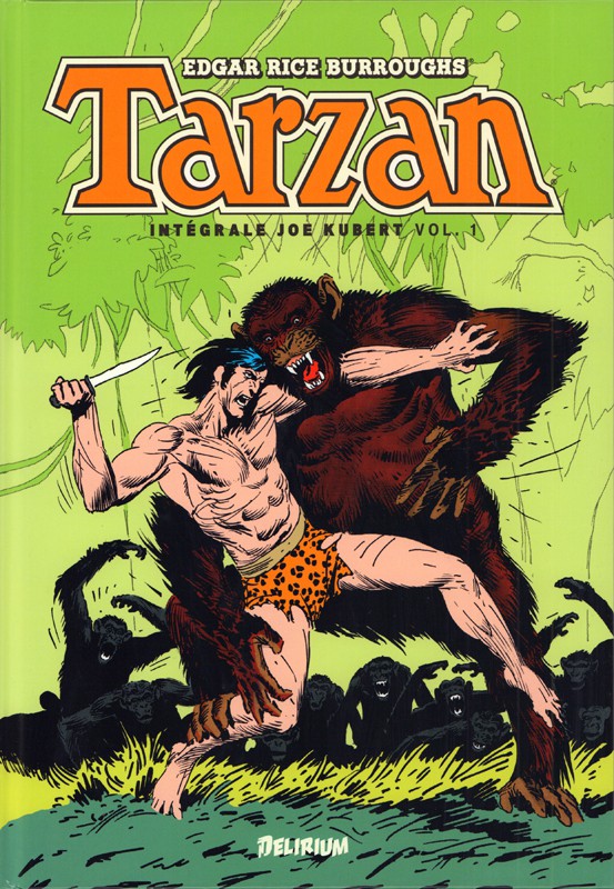 Couverture de l'album Tarzan Intégrale Joe Kubert Vol. 1