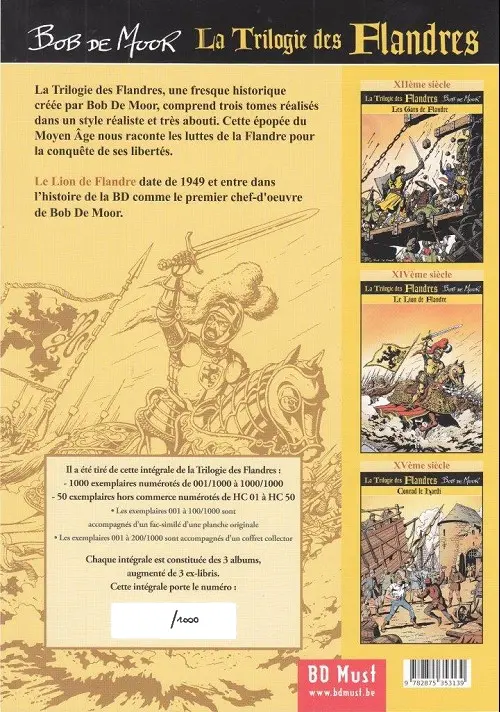 Couverture de l'album La Trilogie des Flandres
