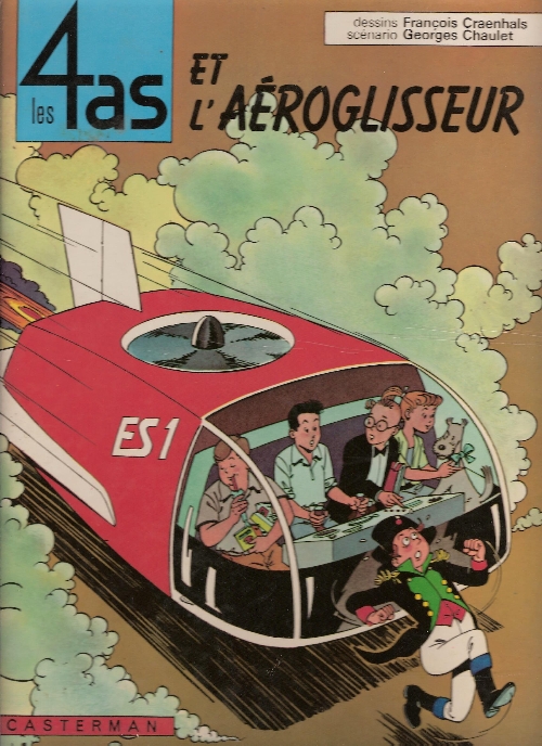 Couverture de l'album Les 4 as Tome 2 Les 4 as et l'aéroglisseur